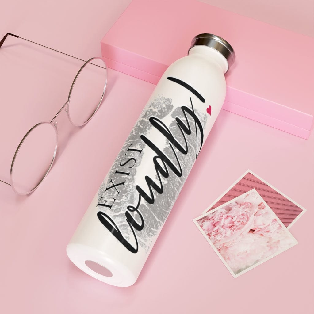 Girl Power 24/7™ Slim Stainless Steel Water Bottle - Exist Loudly