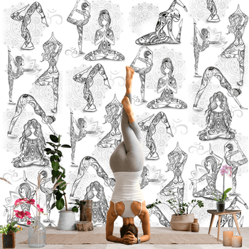 inspirational wallpaper for aero yoga meditation and wall decor