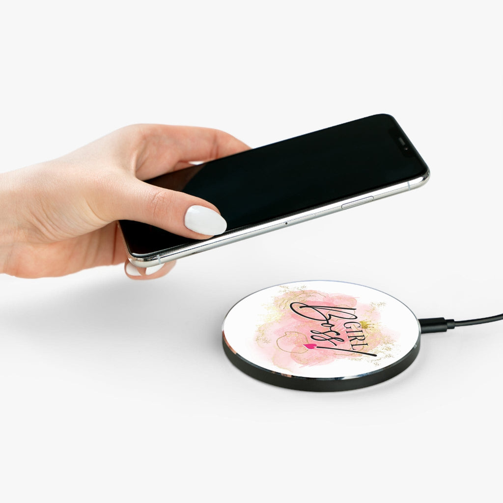 Inspirational Mobil Phone Wireless Charger - Girl Boss