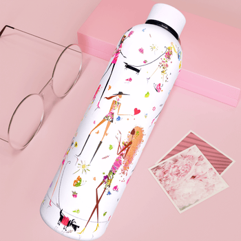 Fun Chic Inspirational Stainless Steel Water Bottle - Bloom Where You Are Planted!
