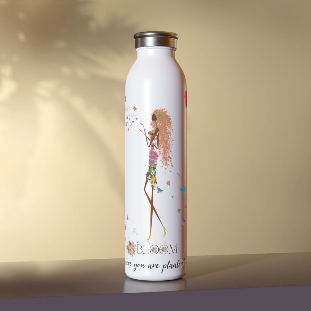 Girl Power 24/7™ Slim Water Bottle - Bloom Where You Are Planted #5