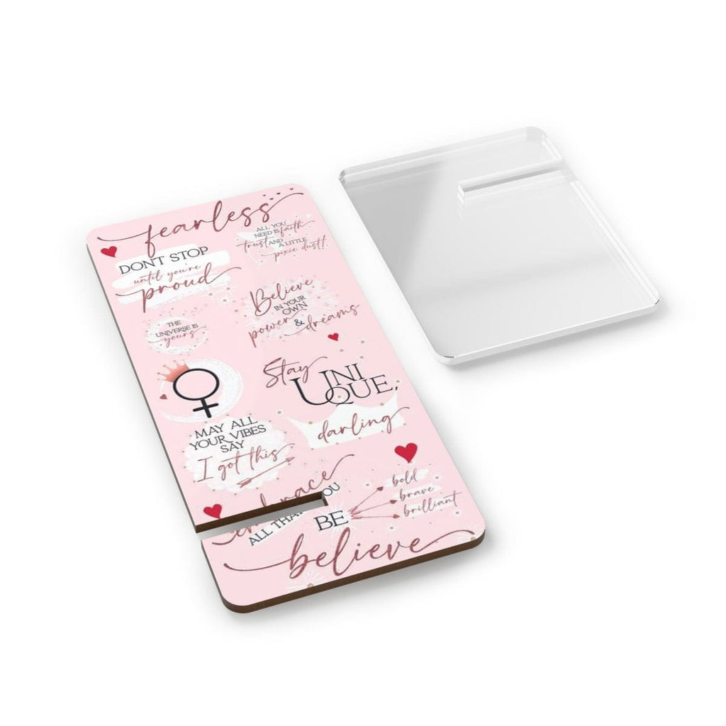 Girl Power 24/7™ Inspirational Display Stand for Smartphones - Girl Boss - Pink Rose