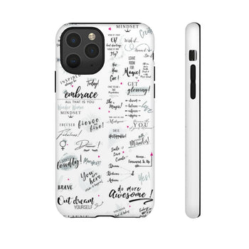 GIRL POWER 24/7 ™ - IMPACT-RESISTANT PHONE CASES - WITH MOTIVATIONAL QUOTES & AFFIRMATIONS - "BE UNSTOPPABLE"
