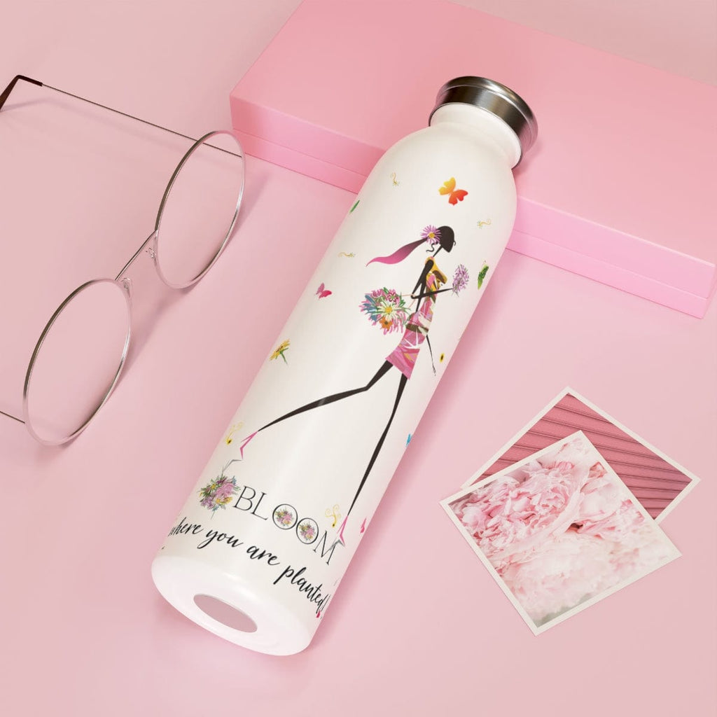 Girl Power 24/7™ Slim Water Bottle - Bloom Where You Are Planted #6