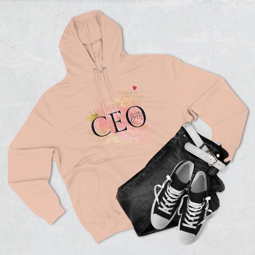 Girl Boss CEO Motivational  Premium Pullover Hoodie