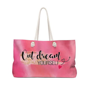 Girl Power 24/7™ Inspirational Weekender Bag - Outdream Yourself.