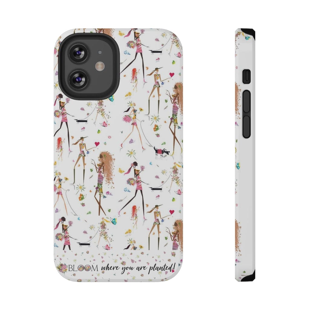 Fun Chic Inspirational Impact Resistant Phone Cases  - "Bloom Where You Are Planted" -