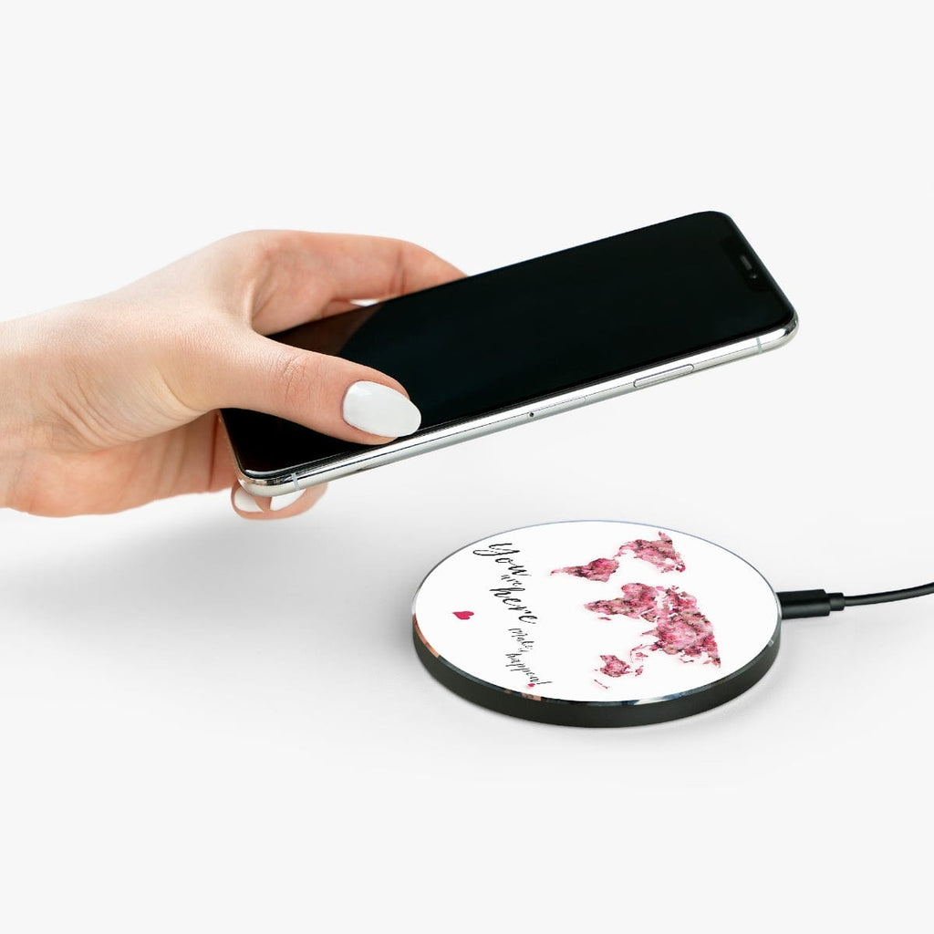 Inspirational Mobile Phone Wireless Charger - You Are Here. Make it Happen!