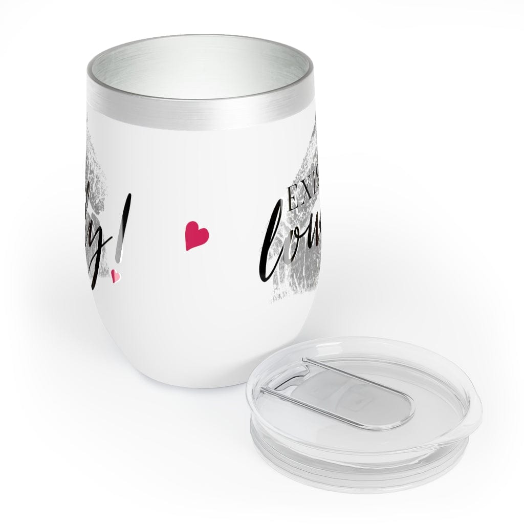 Girl Power 24/7™ Chill Wine Tumbler - "Exist Loudly!"