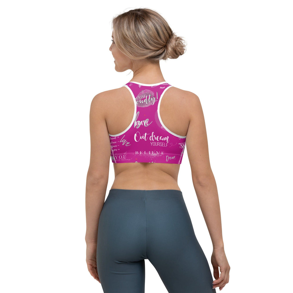 Girl Power 24/7™ Sports Bra Medium Support - Unstoppable in Pink!