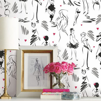 Glamour Inspirational Peel & Stick Wallpaper
