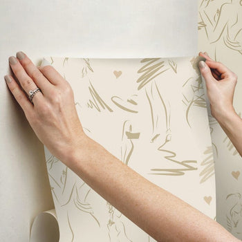 Glamour Inspirational Peel & Stick Wallpaper