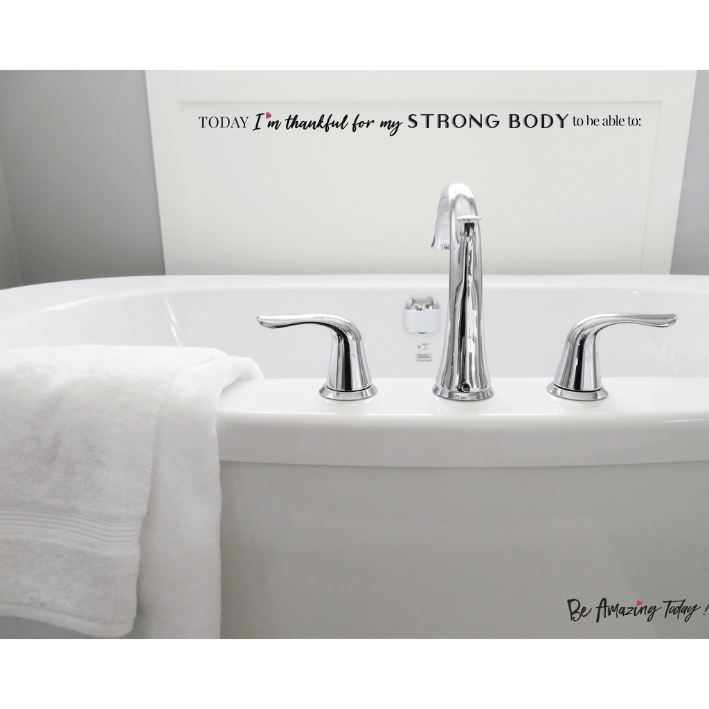 Inspirational Decals for Bathtubs