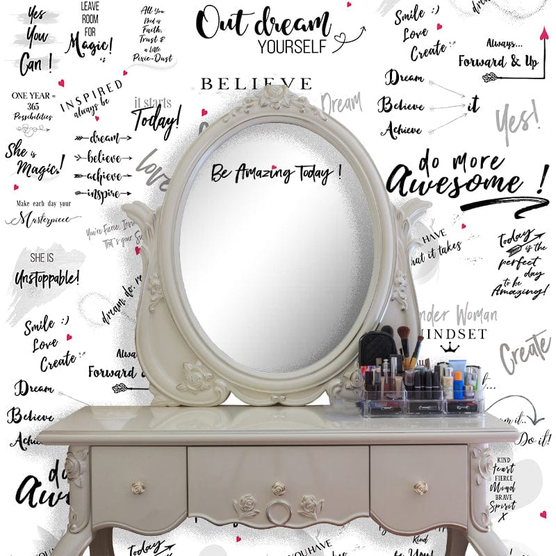 Girl Power 24/7 Motivational Wallpaper - Be Unstoppable for Home  Décor with Inspirational Quotes and Affirmations for Women