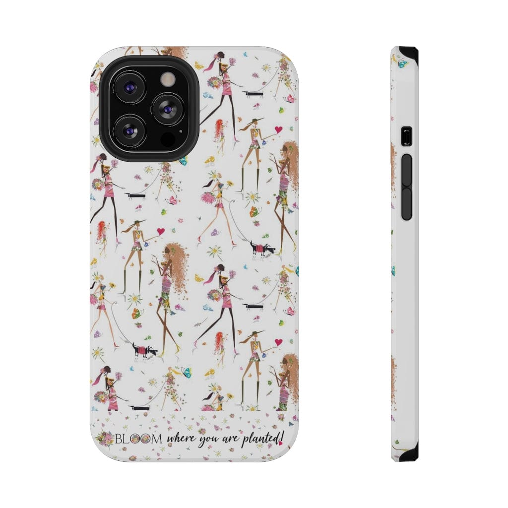 Fun Chic Inspirational Impact Resistant Phone Cases  - "Bloom Where You Are Planted" -