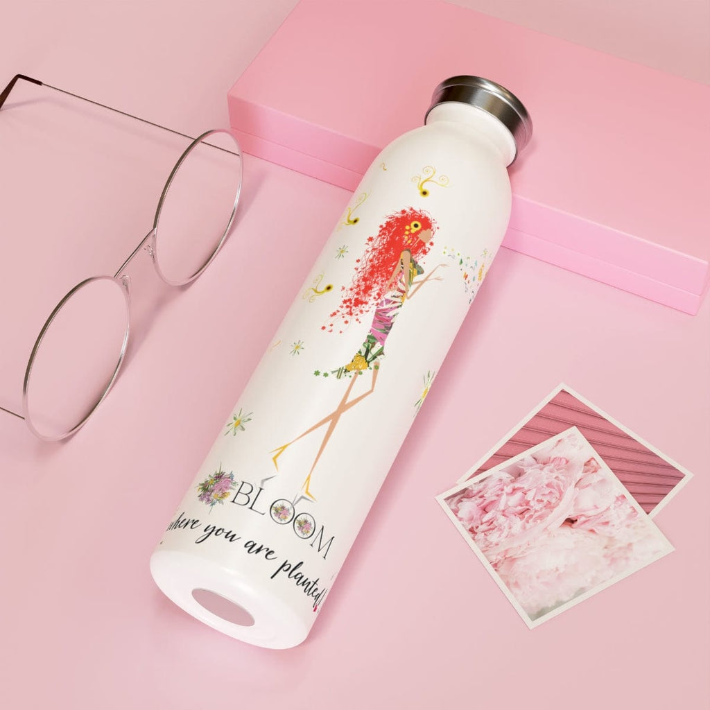 Girl Power 24/7™ Slim Water Bottle - Bloom Where You Are Planted #4
