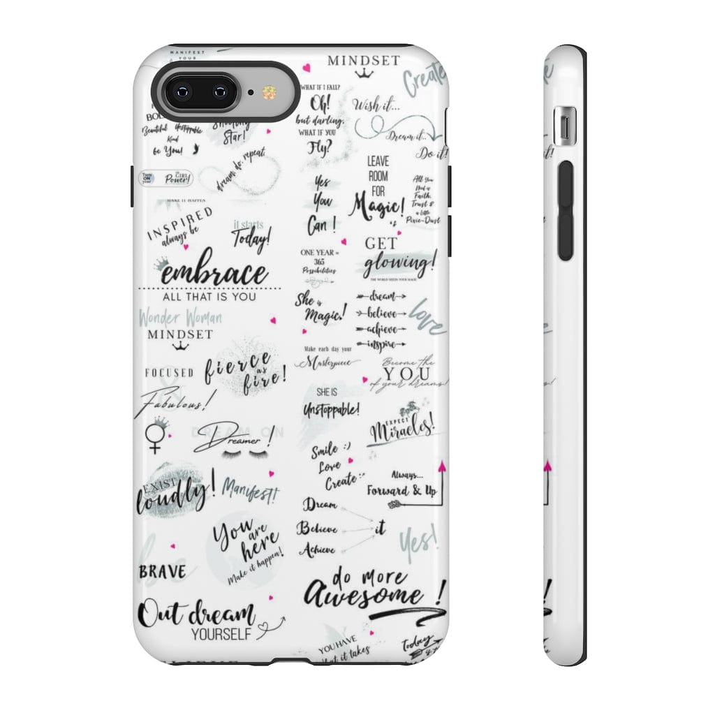 GIRL POWER 24/7 ™ - IMPACT-RESISTANT PHONE CASES - WITH MOTIVATIONAL QUOTES & AFFIRMATIONS - "BE UNSTOPPABLE"